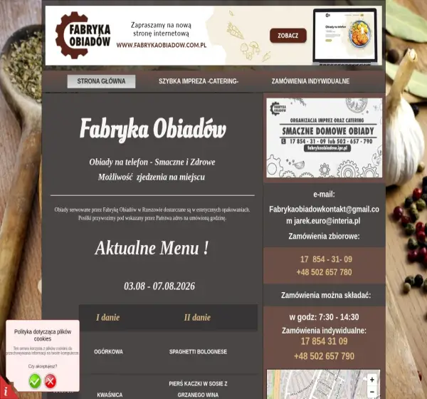 Forum i opinie o fabrykaobiadow.ipr.pl
