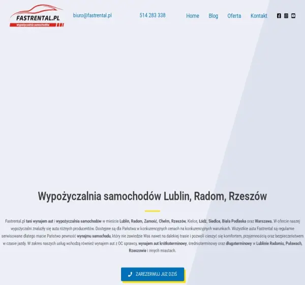 Forum i opinie o fastrental.pl