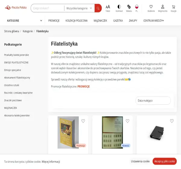 Forum i opinie o filatelistyka.poczta-polska.pl