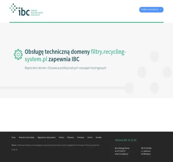 Forum i opinie o filtry.recycling-system.pl
