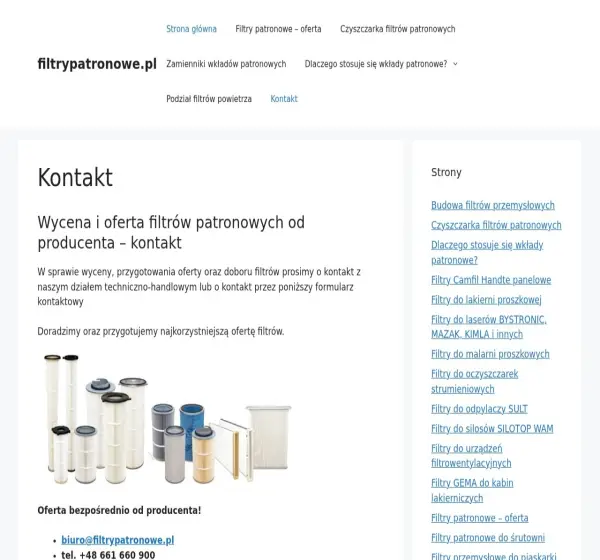 Forum i opinie o filtrypatronowe.pl