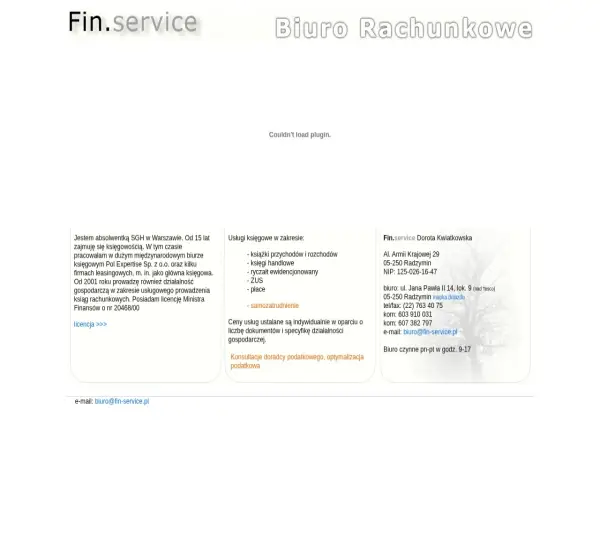 Forum i opinie o fin-service.pl