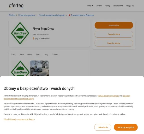 Forum i opinie o firma-stan-drew.oferteo.pl