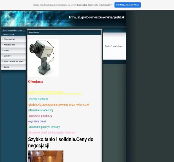 Forum i opinie o firmauslugowo-remontowakrystianpietrzak.pl.tl