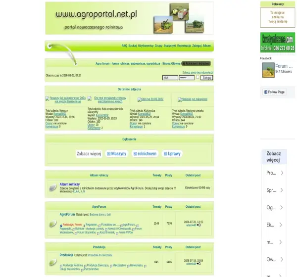 Forum i opinie o forum.agroportal.net.pl