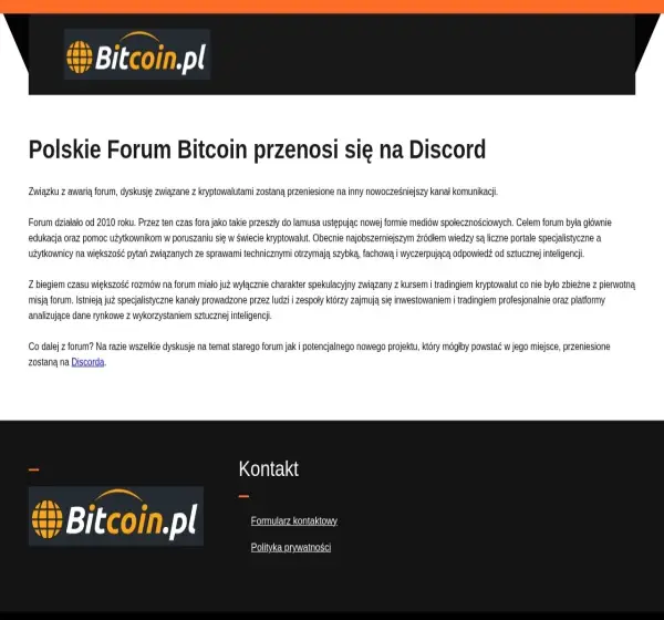 Forum i opinie o forum.bitcoin.pl