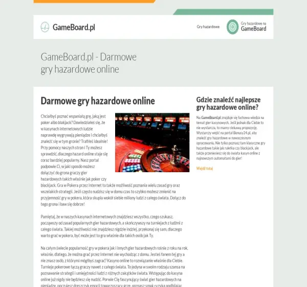 Forum i opinie o gameboard.pl