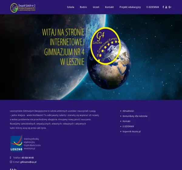 Forum i opinie o gimnazjum4.leszno.pl