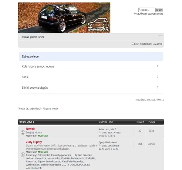Forum i opinie o golf3.pl