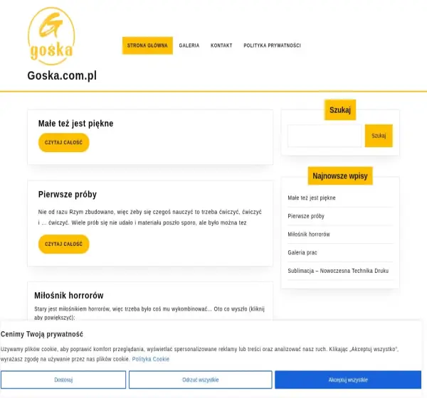 Forum i opinie o goska.com.pl