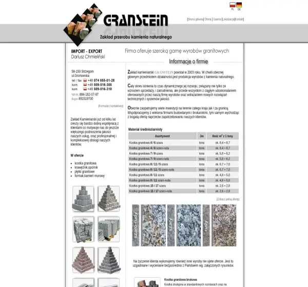Forum i opinie o granstein.pl