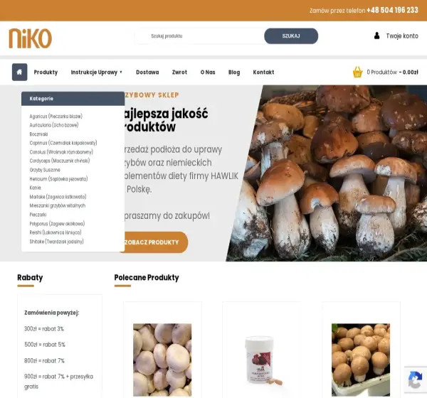 Forum i opinie o grzybowysklep.pl