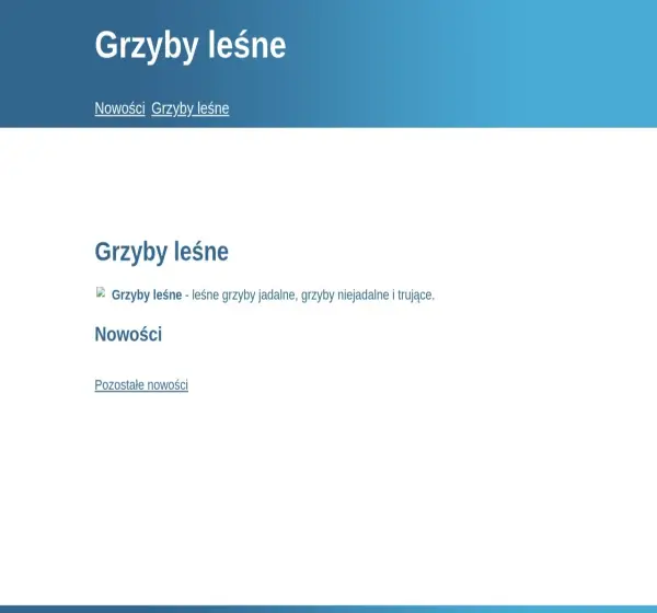Forum i opinie o grzybylesne.pl