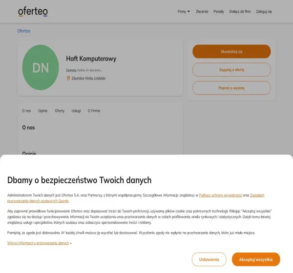 Forum i opinie o haft.oferteo.pl