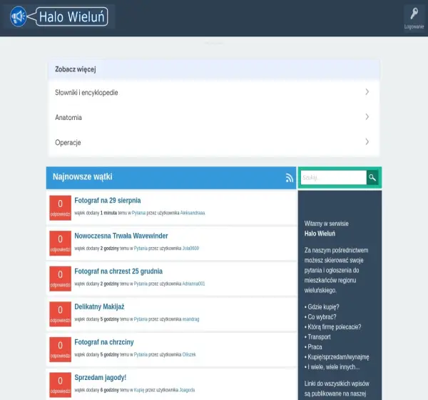 Forum i opinie o halo.wielun.pl