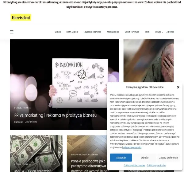 Forum i opinie o harrisdent.pl