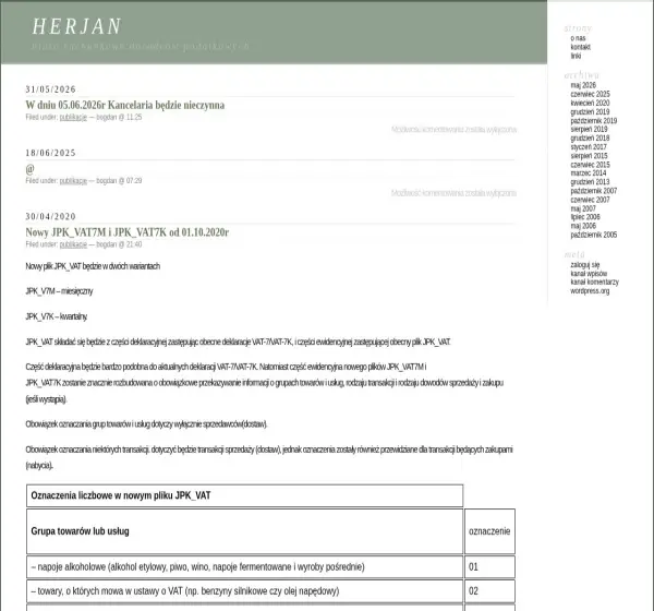 Forum i opinie o herjan.com.pl
