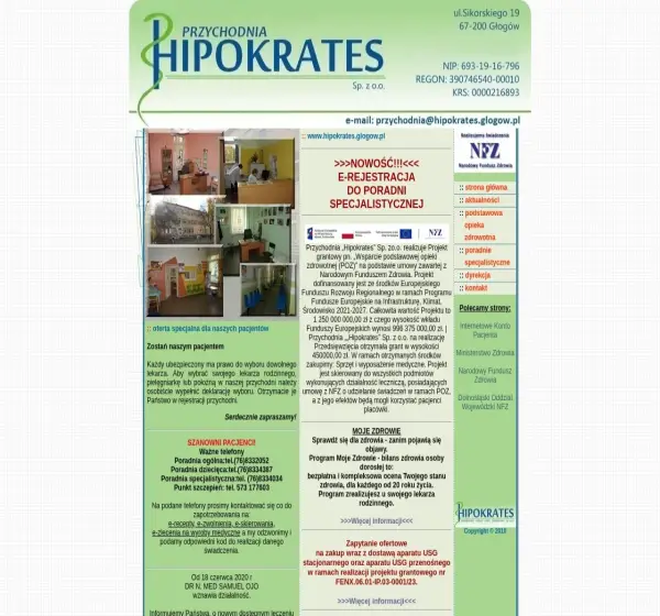 Forum i opinie o hipokrates.glogow.pl
