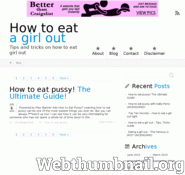 Howtoeatagirlout.org