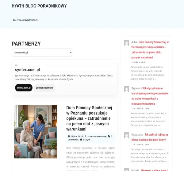 Forum i opinie o hyath.com.pl