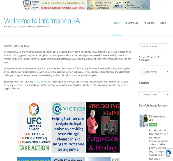 Forum i opinie o information.za.org
