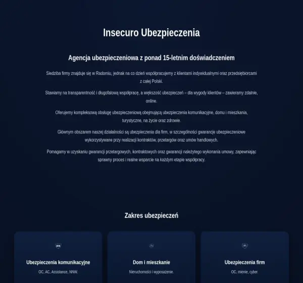 Forum i opinie o insecuro.pl