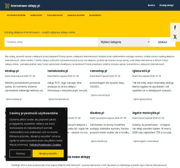 Forum i opinie o internetowe-sklepy.pl