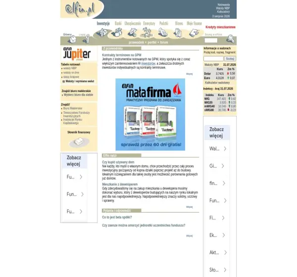 Forum i opinie o inwestycje.elfin.pl