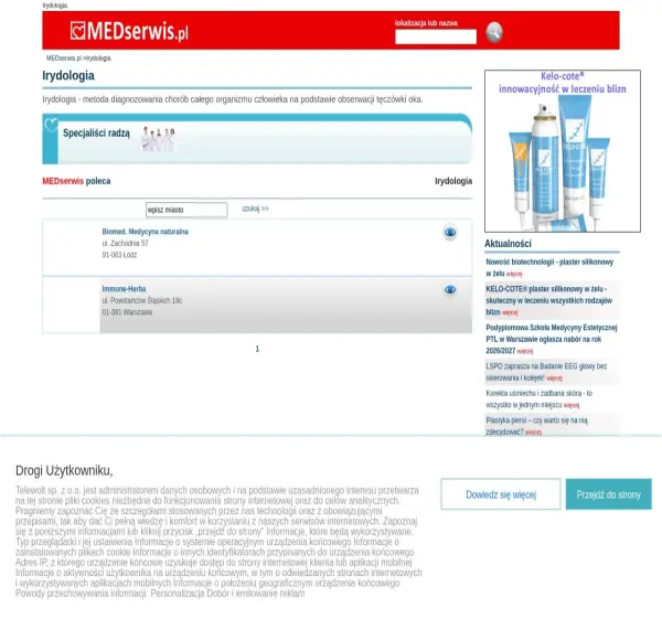 Forum i opinie o irydologia.medserwis.pl