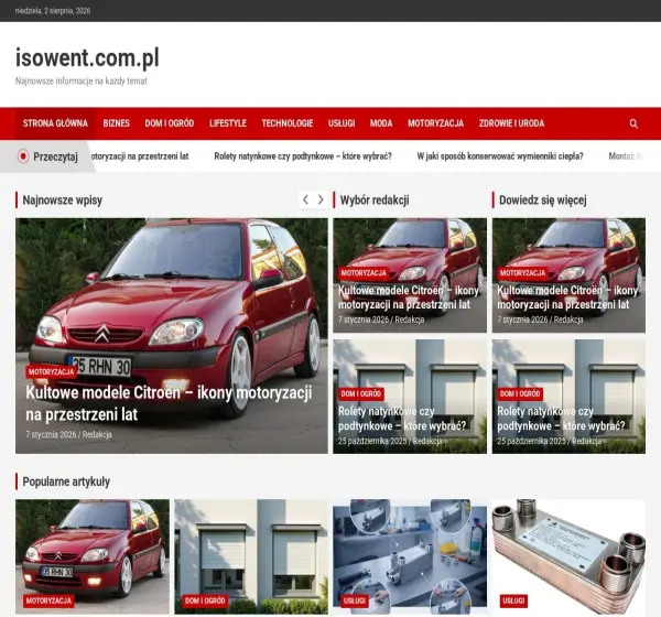 Forum i opinie o isowent.com.pl