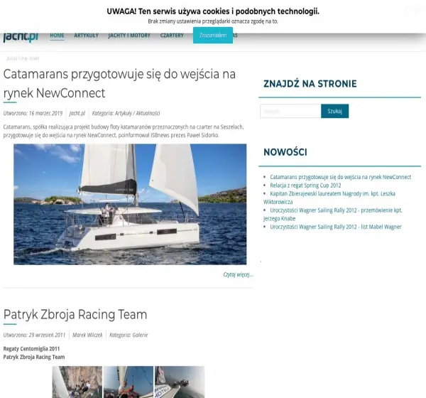 Forum i opinie o jacht.pl
