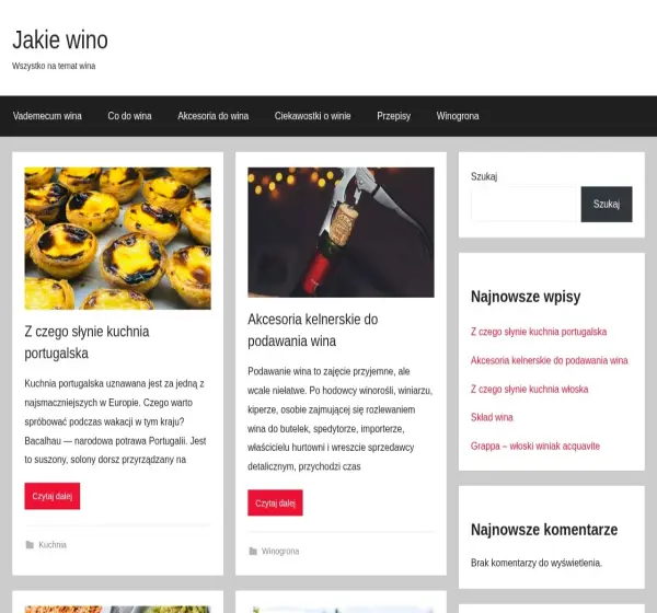 Forum i opinie o jakiewino.pl