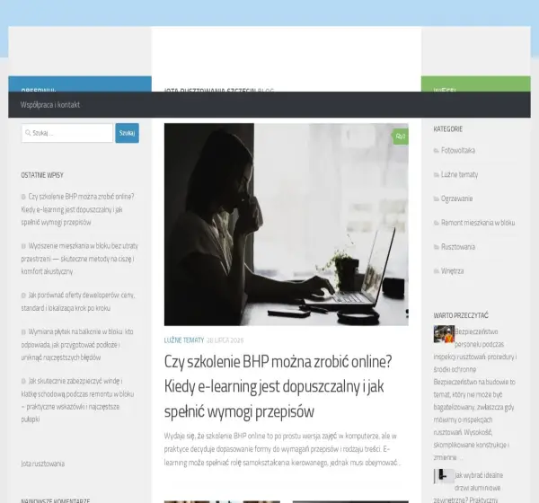 Forum i opinie o jota-rusztowania.pl