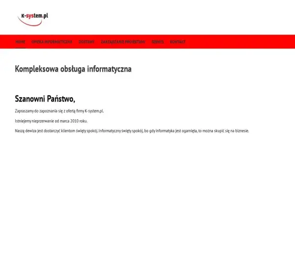 Forum i opinie o k-system.pl