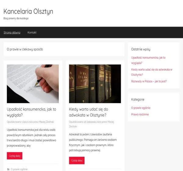 Forum i opinie o kancelariaadwokacka.olsztyn.pl