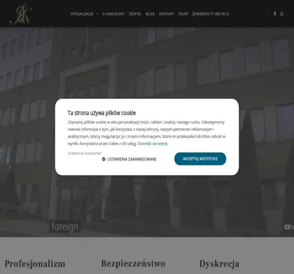 Forum i opinie o kancelariajk.opole.pl