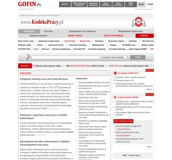 Forum i opinie o kodekspracy.pl