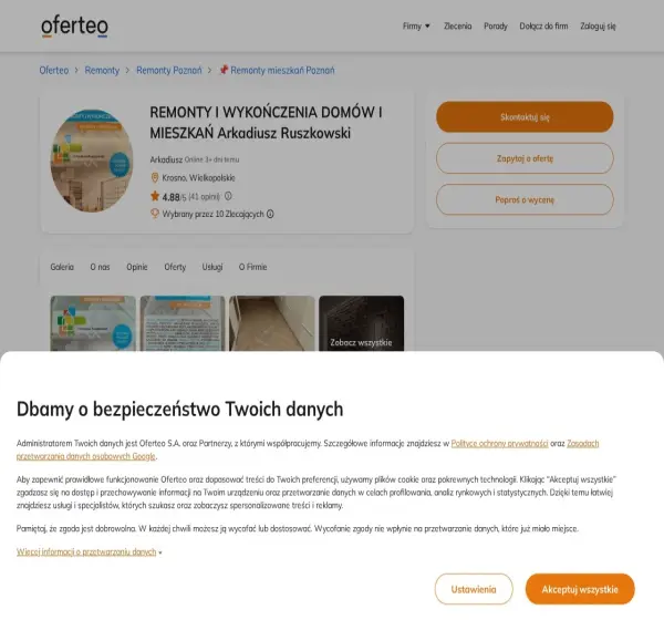 Forum i opinie o kompleksowo-remonty-wyk.oferteo.pl