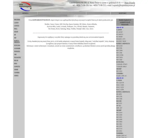 Forum i opinie o kopiarkiuzywane.pl