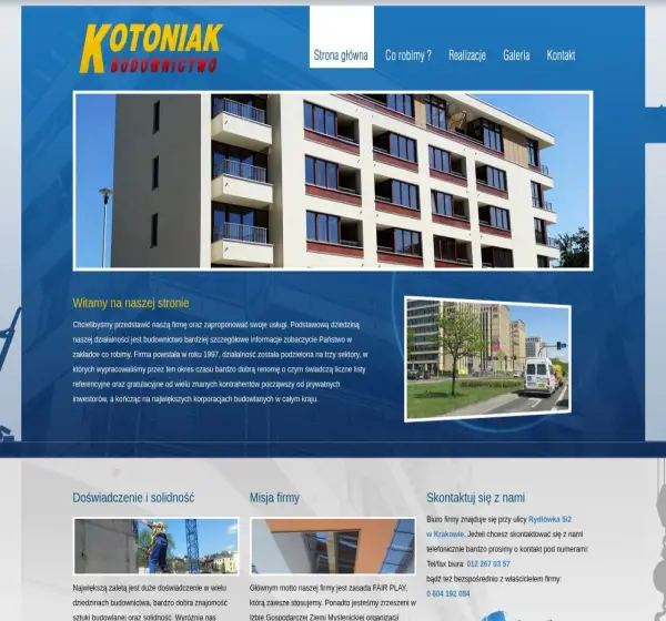 Forum i opinie o kotoniakbudownictwo.pl