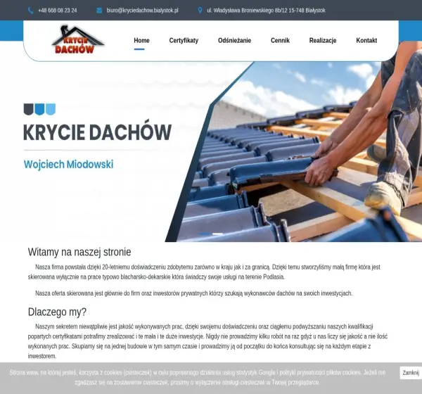 Forum i opinie o kryciedachow.bialystok.pl