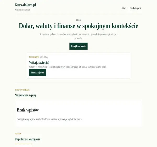 Forum i opinie o kurs-dolara.pl