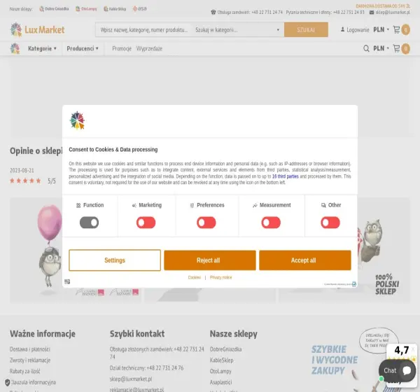 Forum i opinie o luxmarket.pl