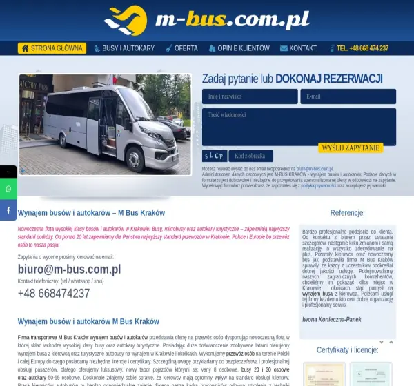 Forum i opinie o m-bus.com.pl