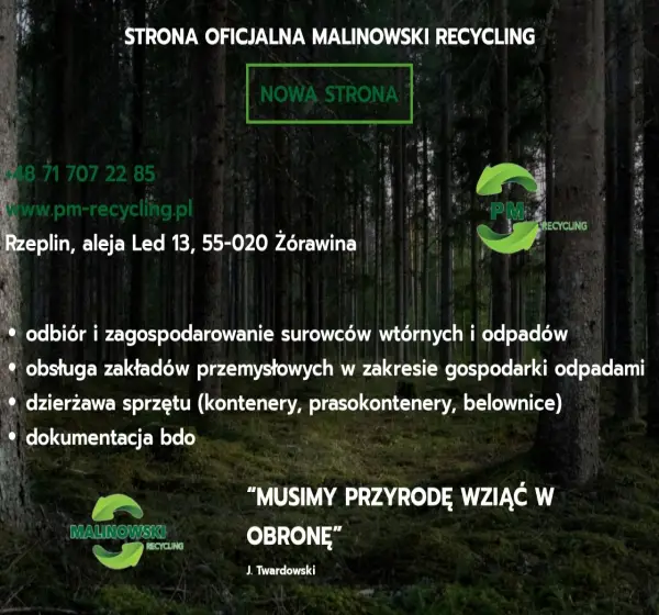 Forum i opinie o malinowski-recycling.pl