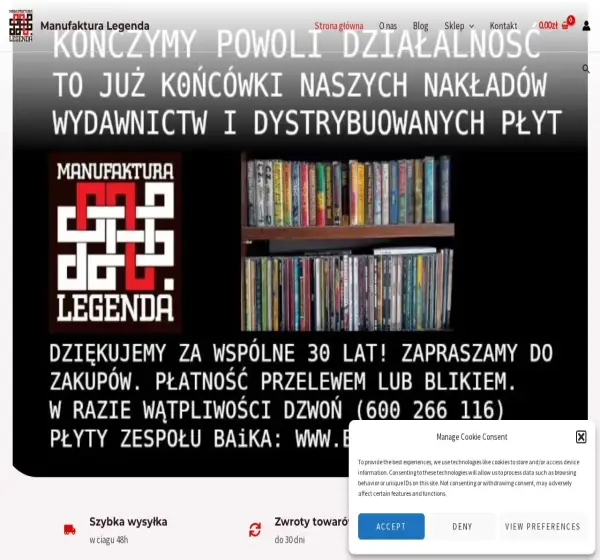 Forum i opinie o manufaktura-legenda.pl