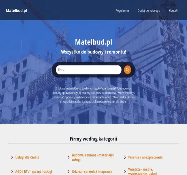 Forum i opinie o matelbud.pl