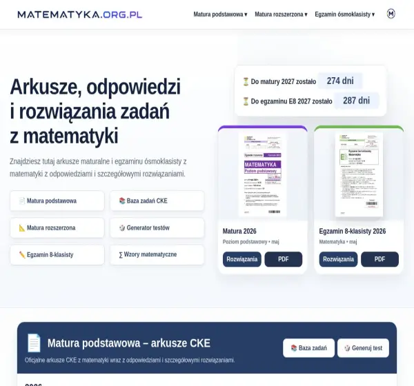 Forum i opinie o matematyka.org.pl