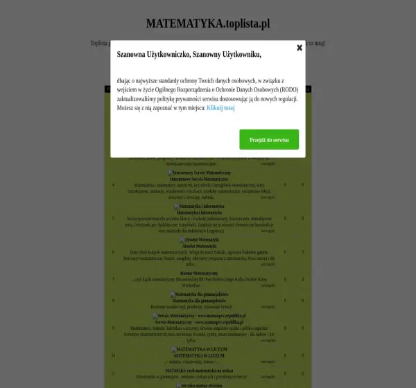 Forum i opinie o matematyka.toplista.pl