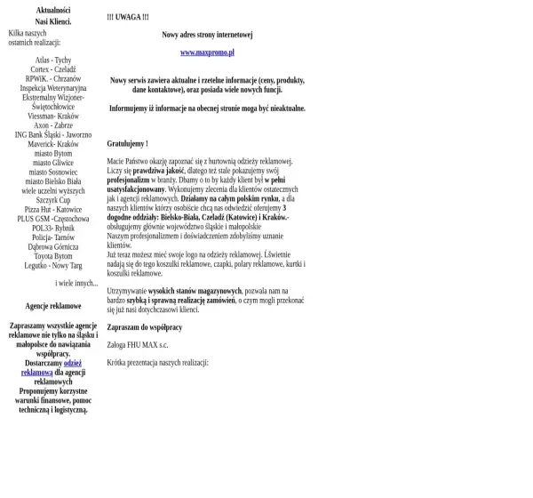 Forum i opinie o maxfhu.com.pl